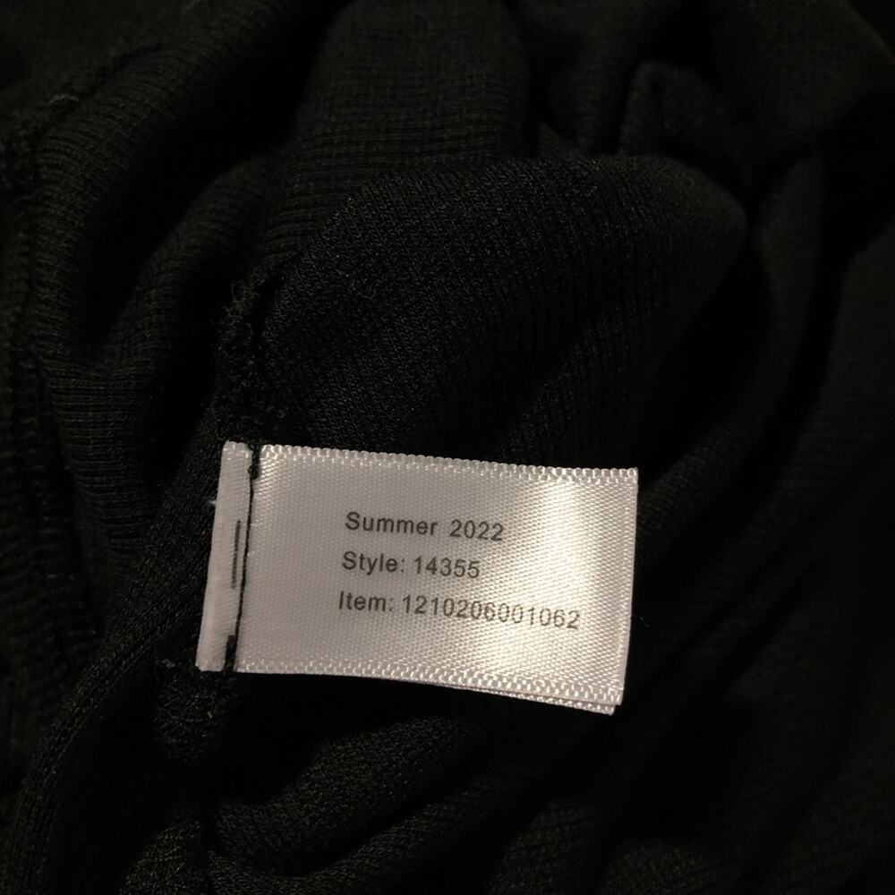 Marine layer Lexi rib sun-in scoop neck dress black S modal stretchy minimalist - Picture 9 of 13